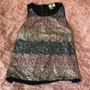 Francesca’s Sequin Tank Top